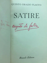 Carica l&#39;immagine nel visualizzatore di Gallery, SATIRE Q. ORAZIO FLACCO BUR C167
