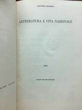 Carica l&#39;immagine nel visualizzatore di Gallery, LETTERATURA E VITA NAZIONALE A. GRAMSCI EINAUDI C196
