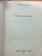 Carica l&#39;immagine nel visualizzatore di Gallery, LEOPARDI E MONTALE S. BATTAGLIA C207
