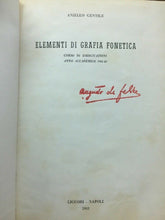 Carica l&#39;immagine nel visualizzatore di Gallery, ELEMENTIDI GRAFIA FONETICA A. GENTILE C260
