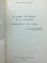Carica l&#39;immagine nel visualizzatore di Gallery, LE RIME PETROSE E LA SESTINA S. BATTAGLIA C261
