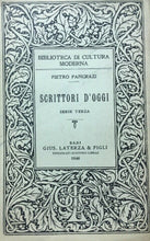 Carica l&#39;immagine nel visualizzatore di Gallery, SCRITTORI D’OGGI P. PANCRAZI C280
