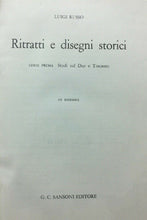 Carica l&#39;immagine nel visualizzatore di Gallery, RITRATTI E DISEGNI STORICI L. RUSSO SERIE PRIMA E SECONDA C355
