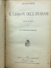 Carica l&#39;immagine nel visualizzatore di Gallery, ANABASI LIBRO IV SENOFONTE C399
