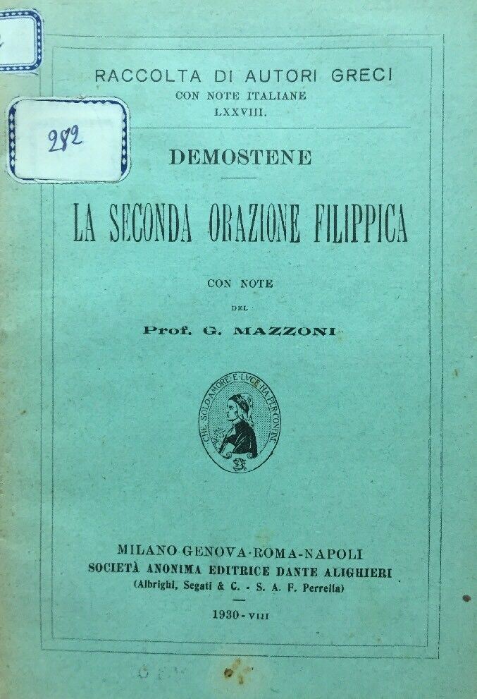 LA SECONDA ORAZIONE FILIPPICA DEMOSTENE C411