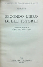 Carica l&#39;immagine nel visualizzatore di Gallery, SECONDO LIBRO DELLE ISTORIE ERODOTO C449

