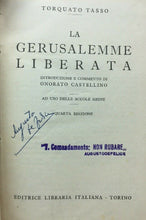 Carica l&#39;immagine nel visualizzatore di Gallery, LA GERUSALEMME LIBERATA T. TASSO C467
