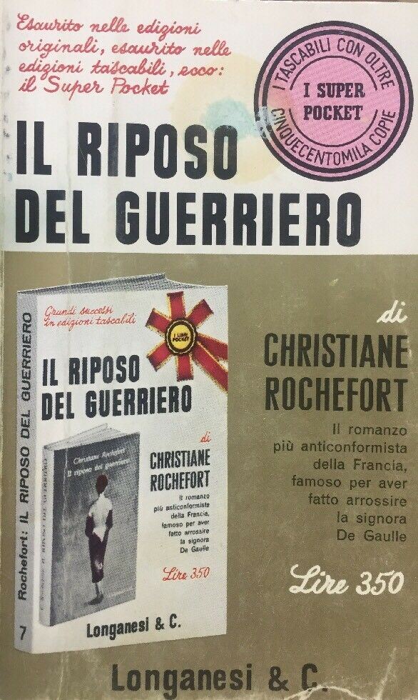 IL RIPOSO DEL GUERRIERO C. ROCHEFORT D264