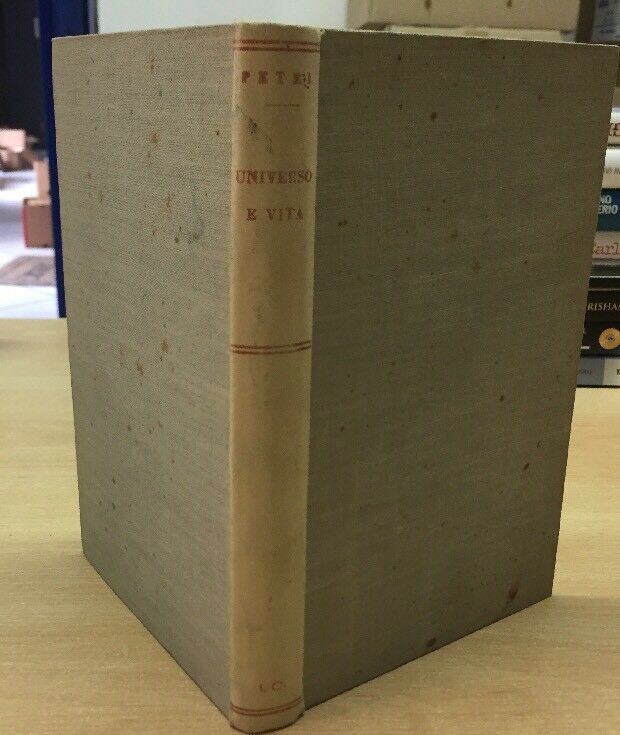 UNIVERSO E VITA GENESI E REALTÀ (IL MESSIA) O. PETRI 1929 D339