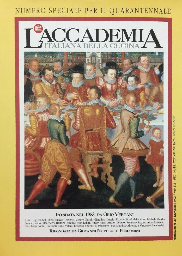 L’ACCADEMIA ITALIANA DELLA CUCINA NOVEMBRE 1993 D437