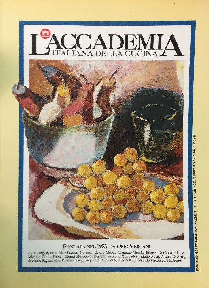 L’ACCADEMIA ITALIANA DELLA CUCINA DICEMBRE 1991 D441
