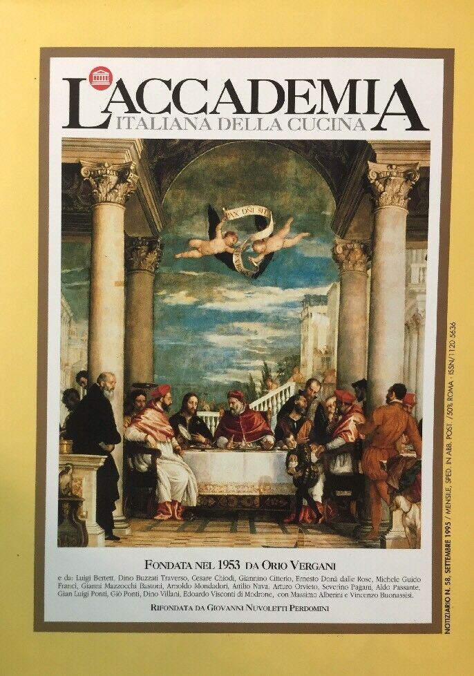 L’ACCADEMIA ITALIANA DELLA CUCINA SETTEMBRE 1995 D448