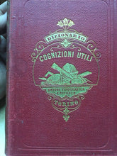 Carica l&#39;immagine nel visualizzatore di Gallery, DIZIONARIO DI COGNIZIONI UTILI UTET 11 VOLUMI 1863 E57
