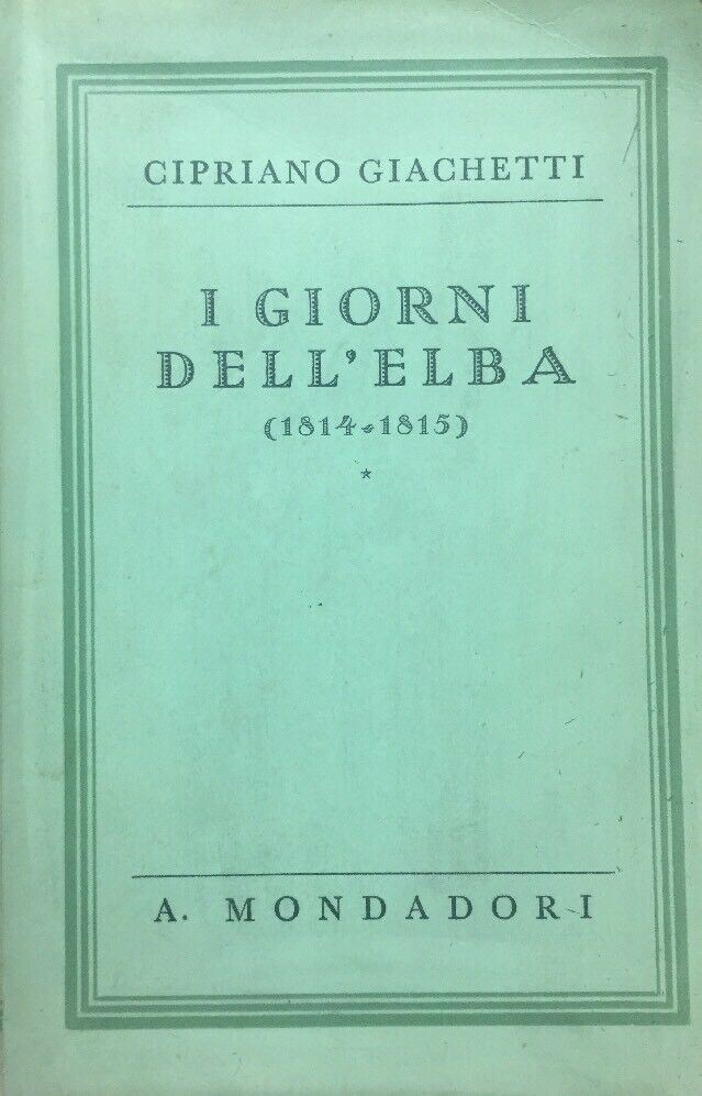 I GIORNI DELL’ELBA C. GIACHETTI 1933 E108