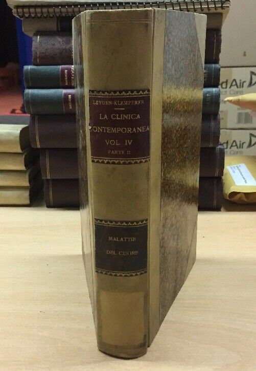 MALATTIE DEL CUORE LA CLINICA CONTEMPORANEA VOL. IV L. KLEMPERER 1907 E121