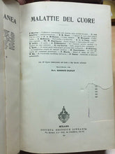 Carica l&#39;immagine nel visualizzatore di Gallery, MALATTIE DEL CUORE LA CLINICA CONTEMPORANEA VOL. IV L. KLEMPERER 1907 E121
