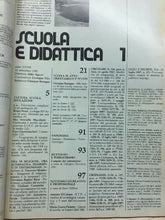 Carica l&#39;immagine nel visualizzatore di Gallery, SCUOLA E DIDATTICA N.1 15 SETTEMBRE 1987 E165
