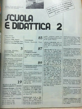 Carica l&#39;immagine nel visualizzatore di Gallery, SCUOLA E DIDATTICA N.2 1 OTTOBRE 1987 E166
