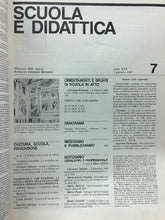 Carica l&#39;immagine nel visualizzatore di Gallery, SCUOLA E DIDATTICA N.7 1 GENNAIO 1985 E172
