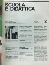 Carica l&#39;immagine nel visualizzatore di Gallery, SCUOLA E DIDATTICA N.2 1 OTTOBRE 1984 E189
