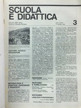 Carica l&#39;immagine nel visualizzatore di Gallery, SCUOLA E DIDATTICA N.3 15 OTTOBRE 1985 E205
