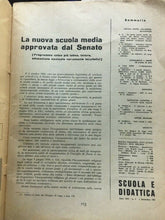 Carica l&#39;immagine nel visualizzatore di Gallery, SCUOLA E DIDATTICA N.3 1 NOVEMBRE 1962 E212
