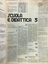 Carica l&#39;immagine nel visualizzatore di Gallery, SCUOLA E DIDATTICA N.5 15 NOVEMBRE 1986 E220
