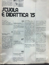 Carica l&#39;immagine nel visualizzatore di Gallery, SCUOLA E DIDATTICA N.15 1 MAGGIO 1987 E224
