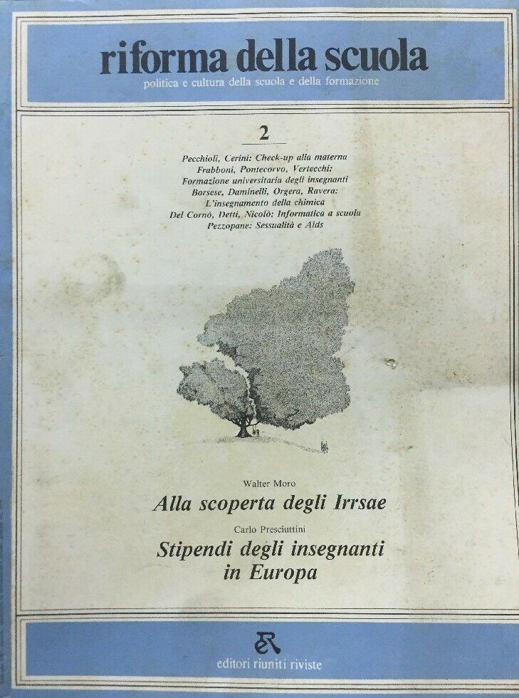 RIFORMA DELLA SCUOLA FEBBRAIO 1987 E234