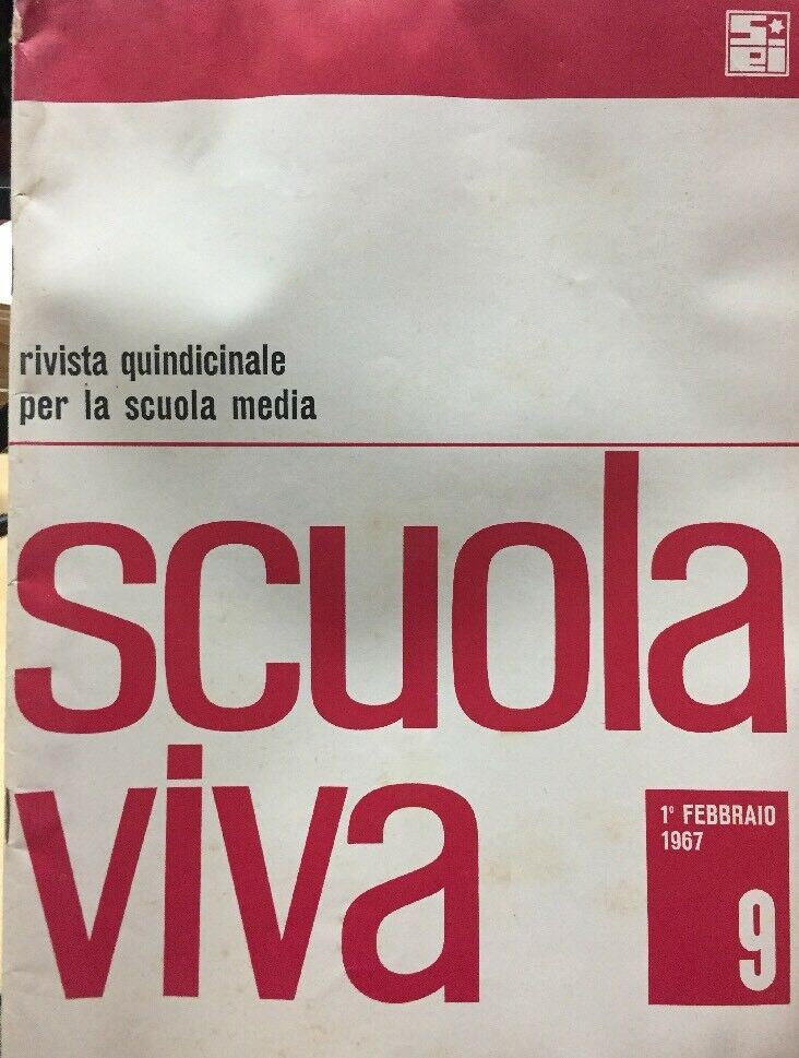 SCUOLA VIVA 1 FEBBRAIO 1967 E308