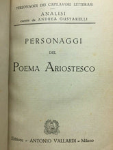Carica l&#39;immagine nel visualizzatore di Gallery, PERSONAGGI DEL POEMA ARIOSTESCO A. GUSTARELLI E465
