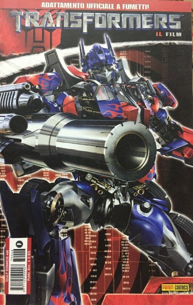 TRANSFORMERS IL FILM A FUMETTI CULT COMICS 46 E601