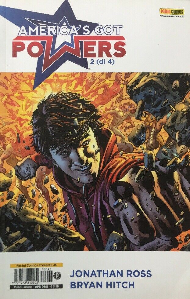 AMERICA’S GOT POWERS 2 di 4 PANINI COMICS PRESENTA 45 F42