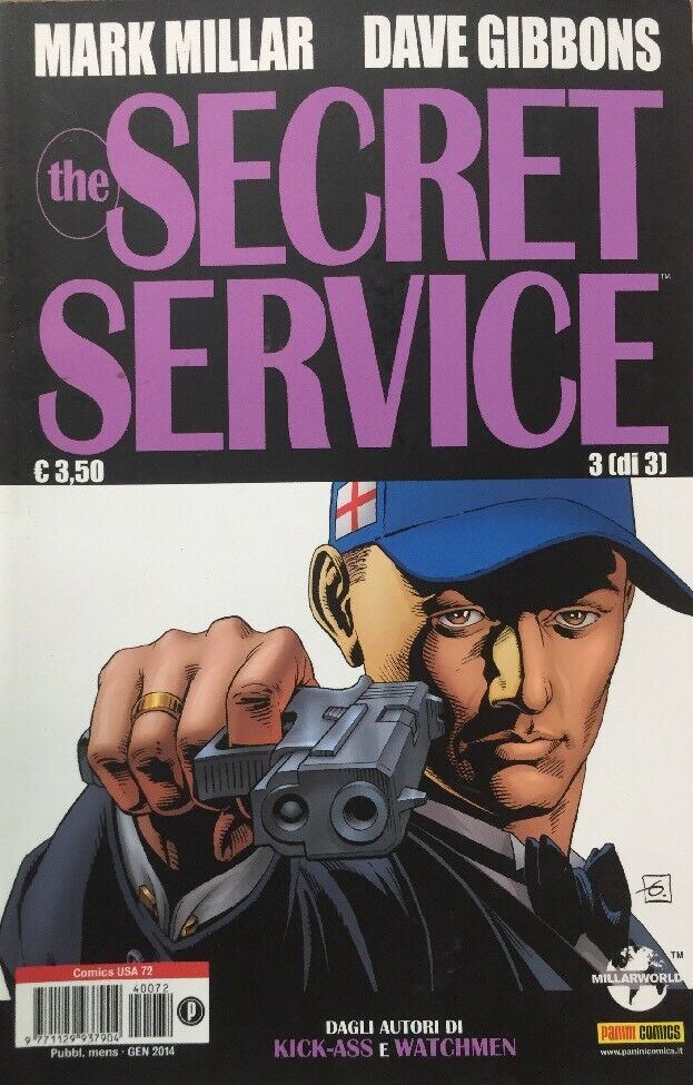 THE SECRET SERVICE 3 di 3 COMICS USA 72 F44