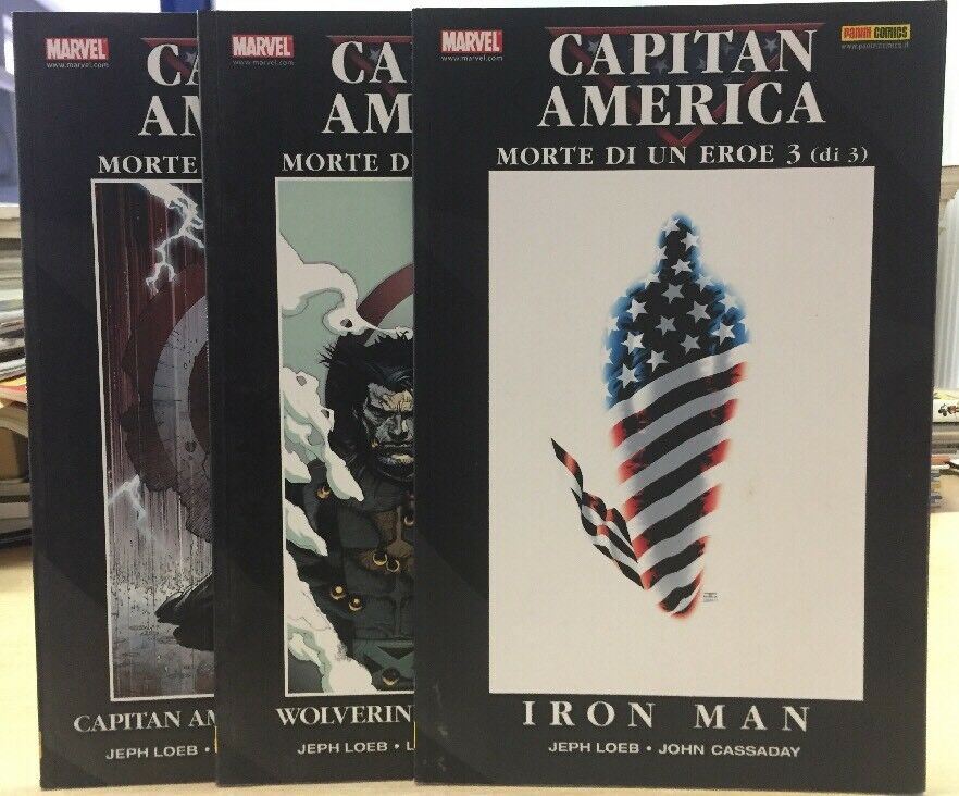 CAPITAN AMERICA MORTE DI UN EROE MINISERIE DI 3 VOLUMI F47