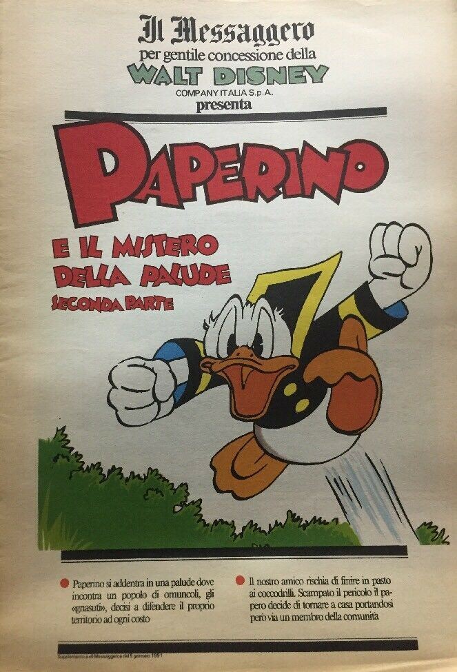 PAPERINO E IL MISTERO DELLA PALUDE SECONDA PARTE IL MESSAGGERO F395