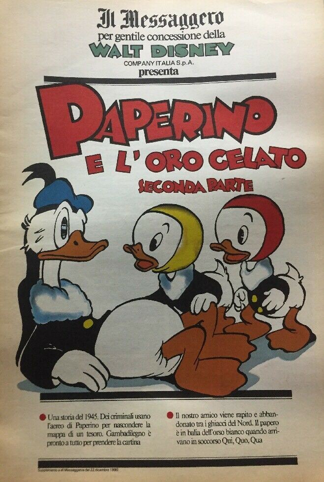 PAPERINO E L’ORO CELATO SECONDA PARTE IL MESSAGGERO F397