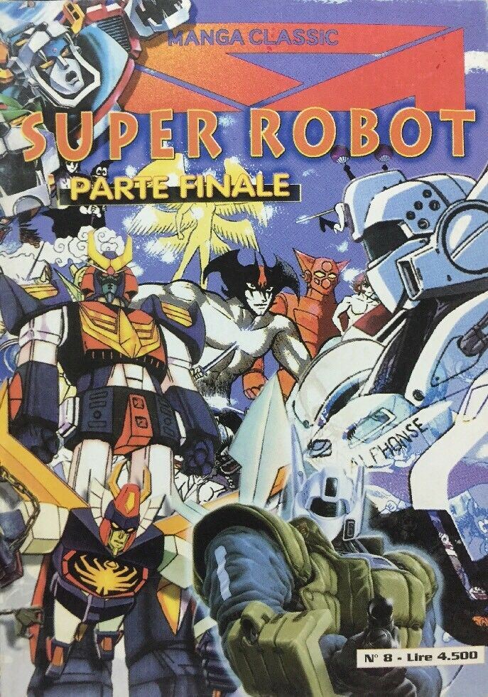 MANGA CLASSIC N.8 SUPER ROBOT PARTE FINALE LO VECCHIO F419