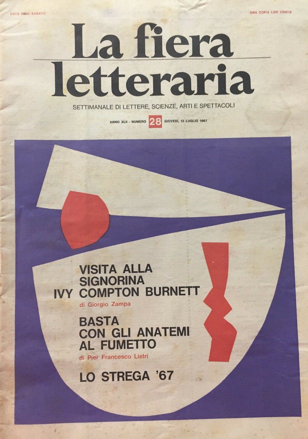 LA FIERA LETTERARIA N.28 1967 H119