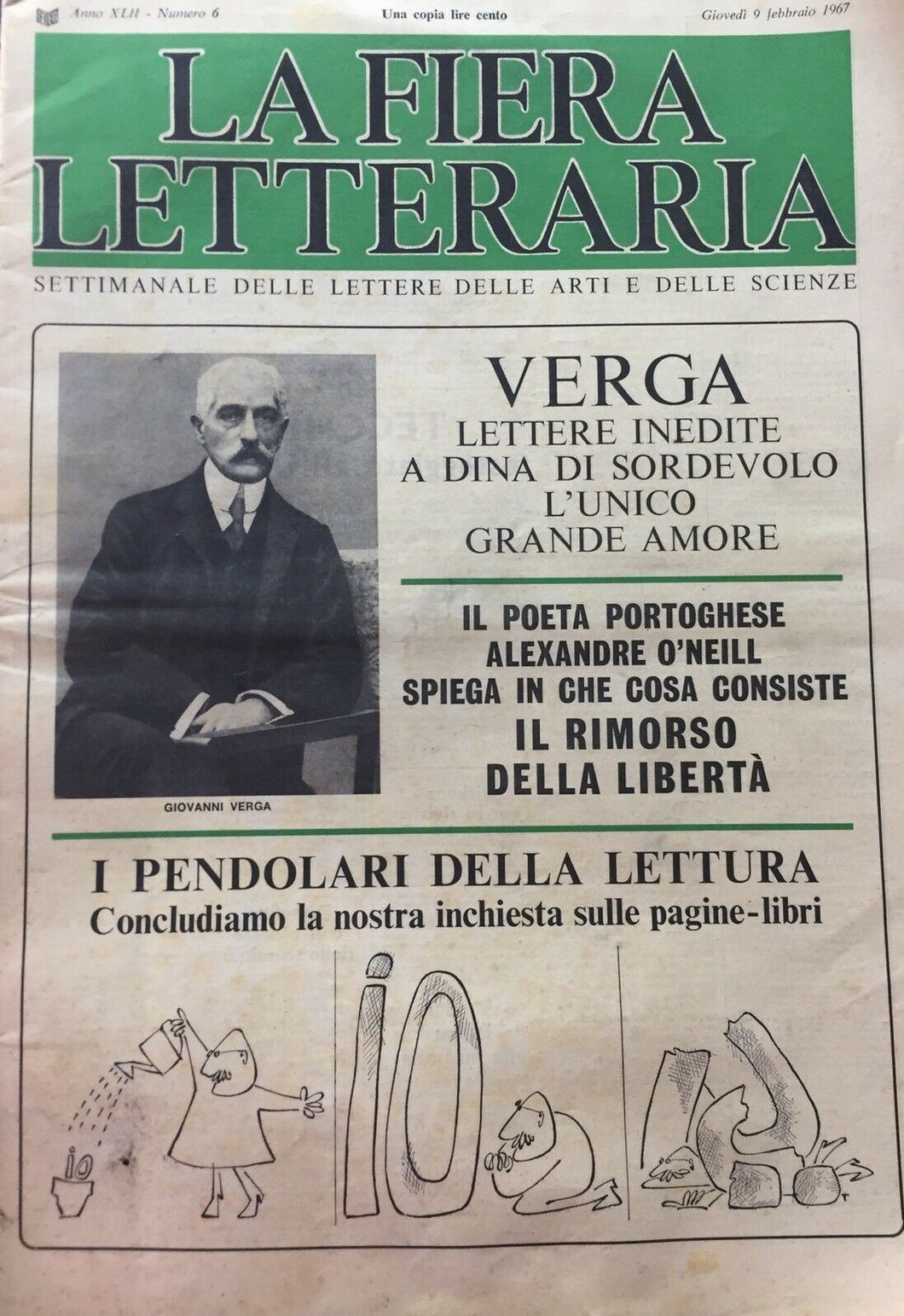 LA FIERA LETTERARIA N.6. 1967 H134