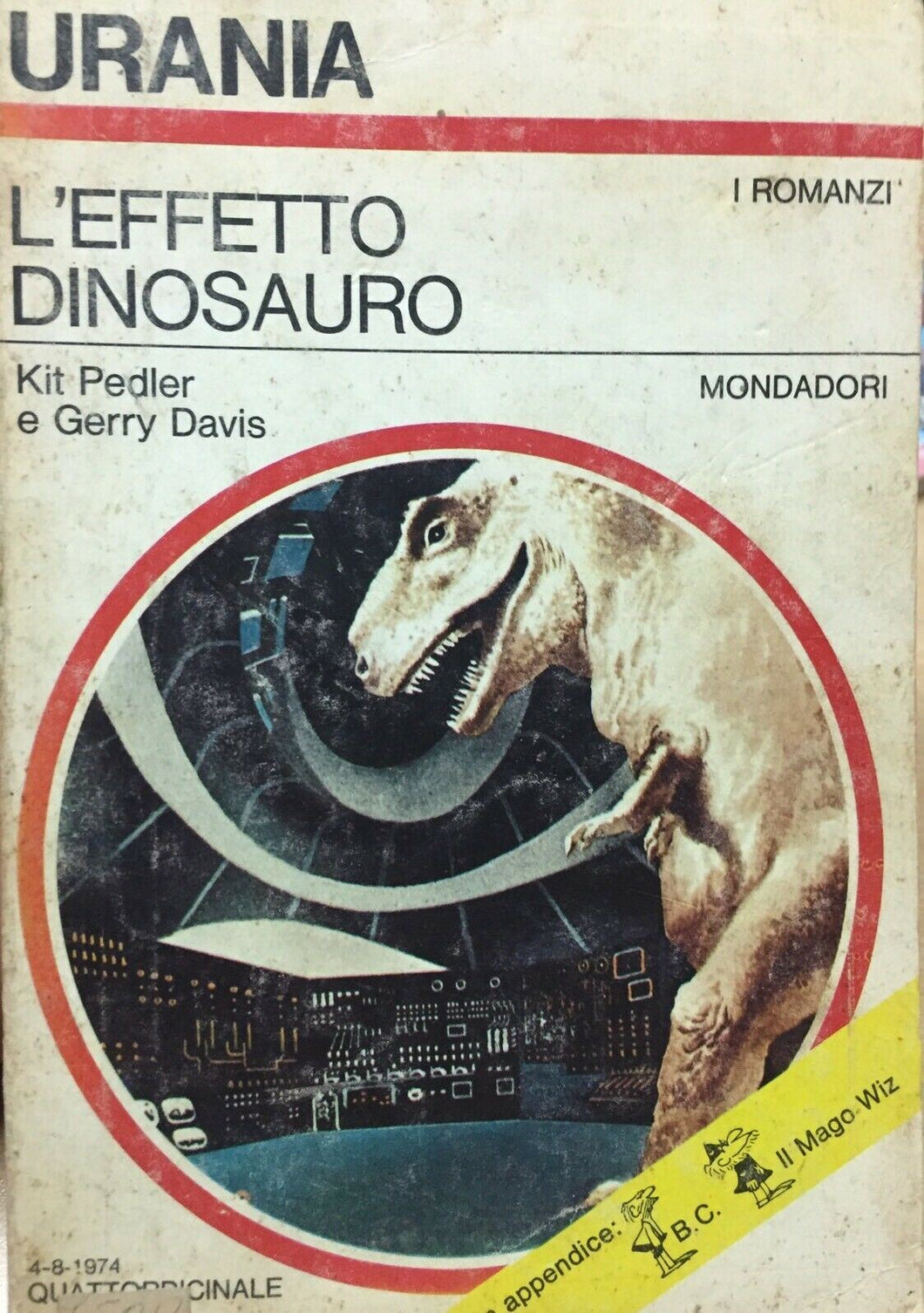 L’EFFETTO DINOSAURO K. PEDLER E G. DAVIS URANIA N.650  H143