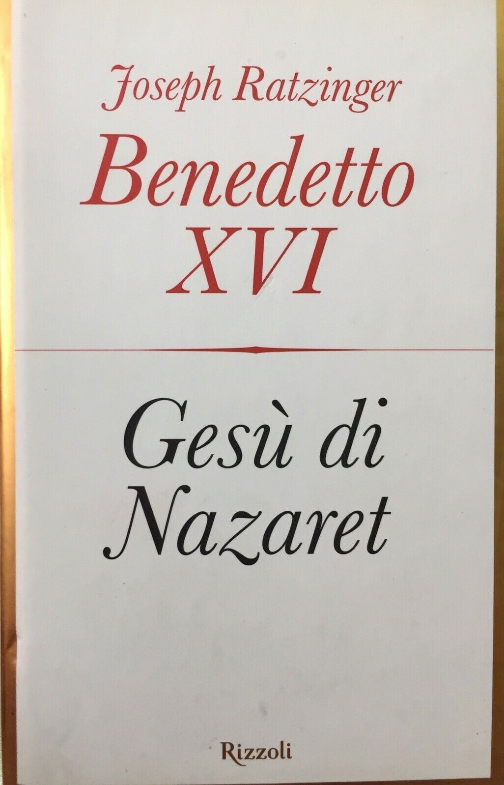GESÙ DI NAZARET BENEDETTO XVI H298