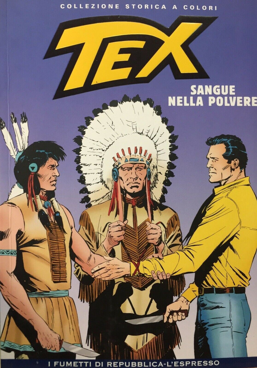 TEX COLLEZIONE STORICA A COLORI N.33 SANGUE NELLA POLVERE
