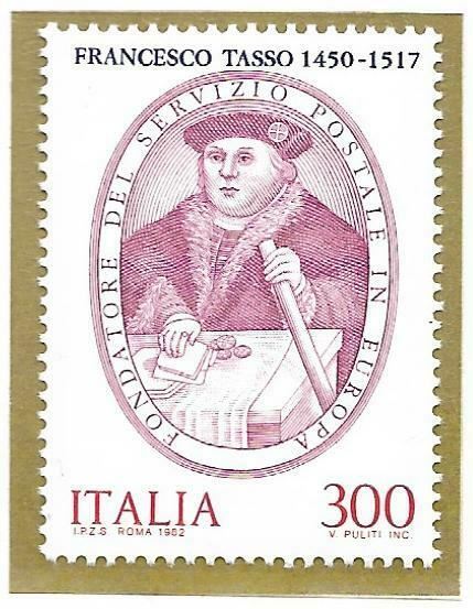 1982 ITALIA F. TASSO MNH** RF08