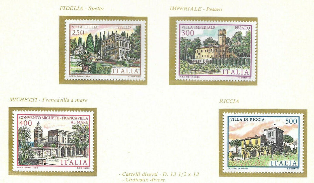 1983 ITALIA VILLE D'ITALIA MNH** RF08