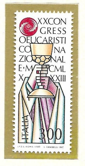 1983 ITALIA 20° CONGRESSO EUCARISTICO MNH** RF08