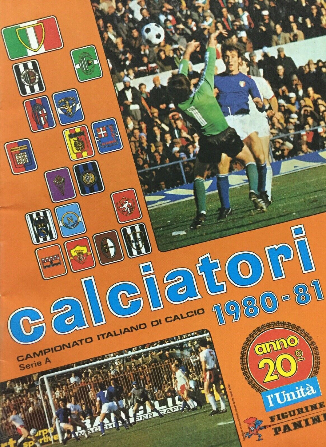 CALCIATORI 1980-81 Serie A PANINI Ristampa L’UNITÀ I78