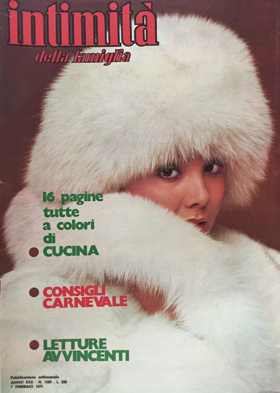 INTIMITÀ DELLA FAMIGLIA N.1509 7 FEBBRAIO 1975 I98