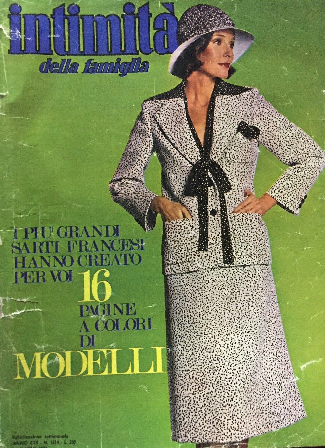 INTIMITÀ DELLA FAMIGLIA N.1514 14 MARZO 1975 CON INSERTO I103