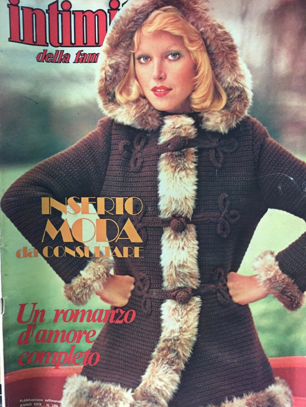 INTIMITÀ DELLA FAMIGLIA N.1496 8 NOVEMBRE 1974 CON INSERTO I107